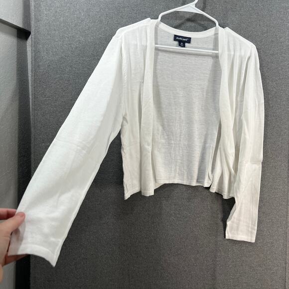 Studio Park x Jane Treacy Lightweight Shrug White, Medium - Picture 5 of 11